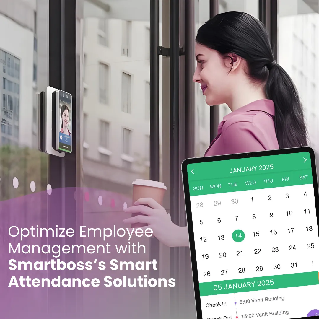 Optimize employee management with SmartBoss's smart Smart Attendance Solution