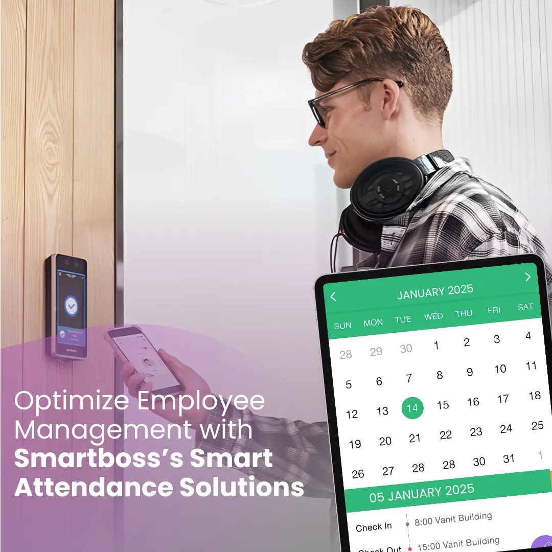 Optimize employee management with SmartBoss's smart Smart Attendance Solution