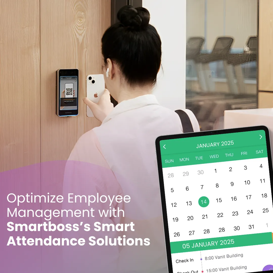 Optimize employee management with SmartBoss's smart Smart Attendance Solution